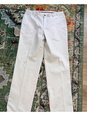 Brooks Brothers Advantage Chino Pants Men 36x33 Beige Clarks Casual Career Work